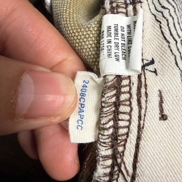 Taylor Stitch The Chore Pants Mens 28x30 Brown Boss Duck Canvas Double Knee Work - Picture 8 of 16